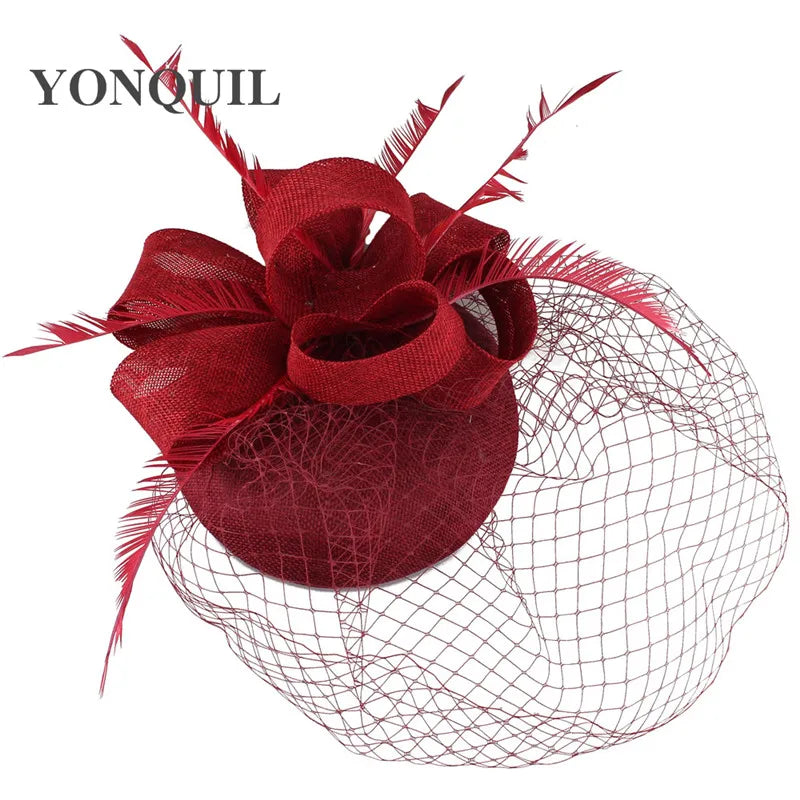 chapeau bibi avec voilette vintage