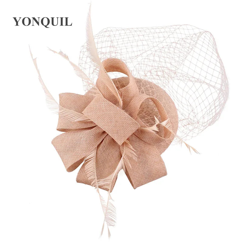chapeau bibi avec voilette vintage