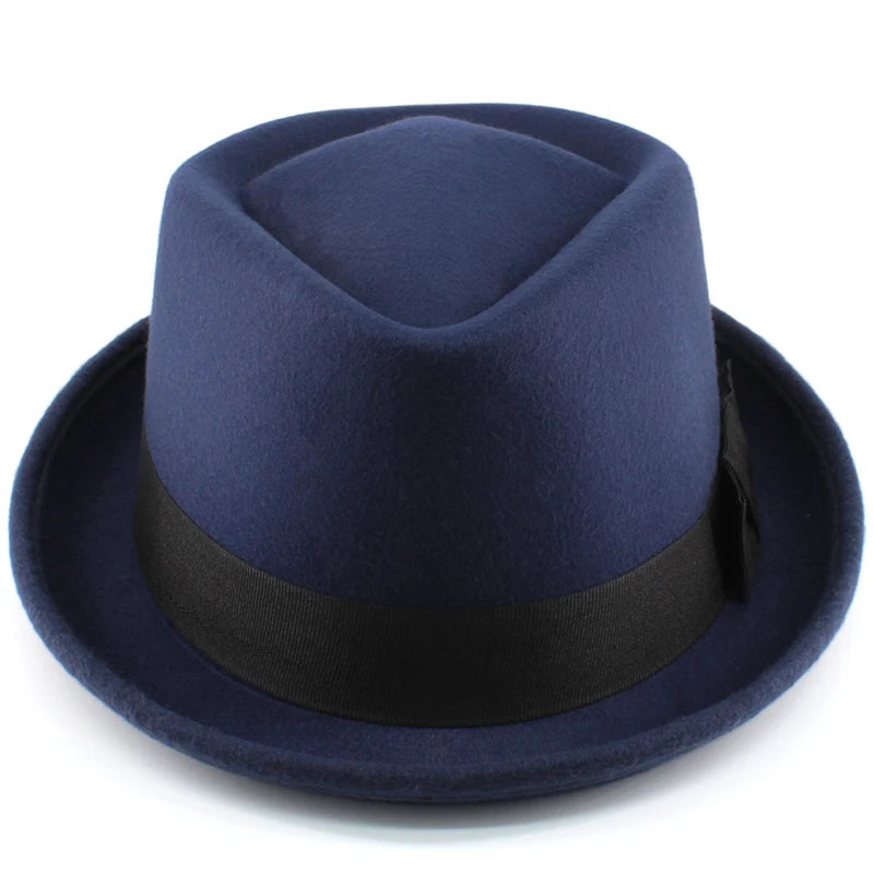 chapeau porkpie feutre vintage