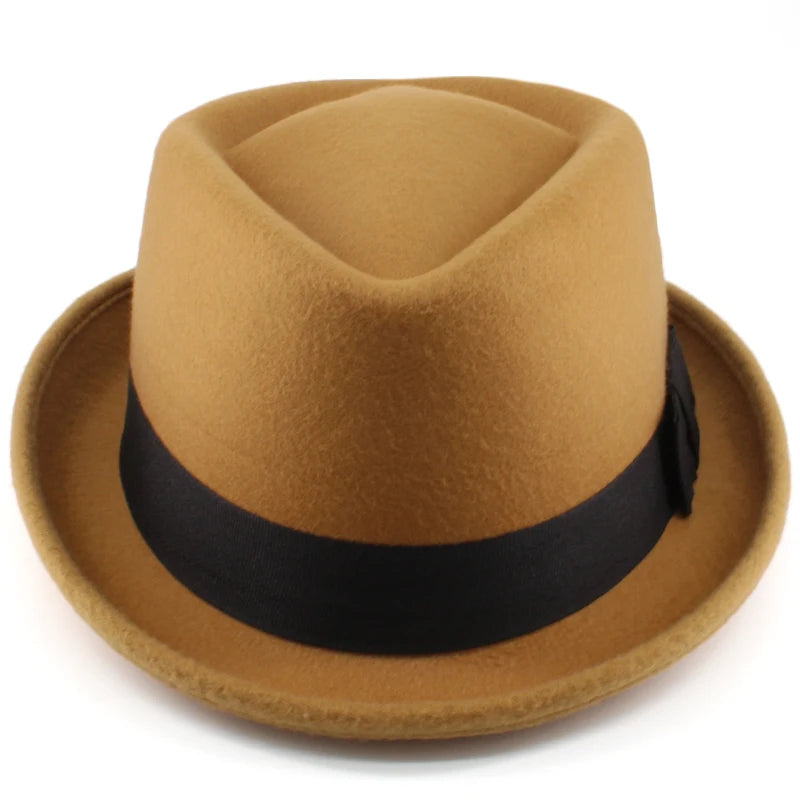 chapeau porkpie feutre vintage