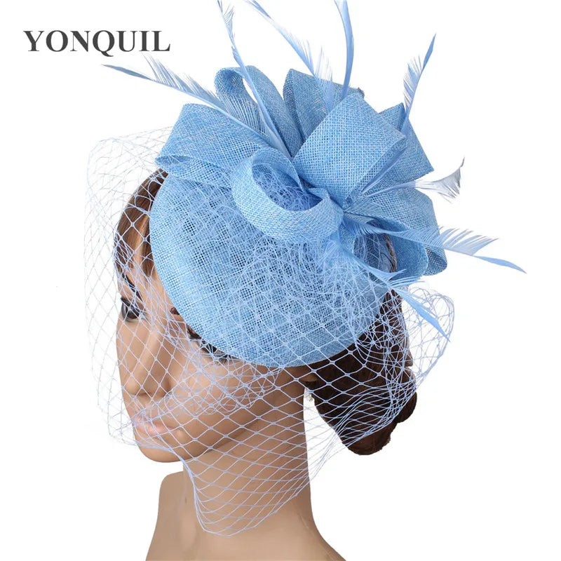 chapeau bibi avec voilette vintage