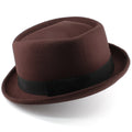 chapeau porkpie feutre vintage