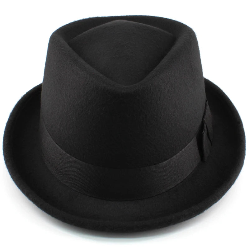 chapeau porkpie feutre vintage