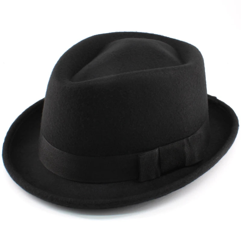 chapeau porkpie feutre vintage