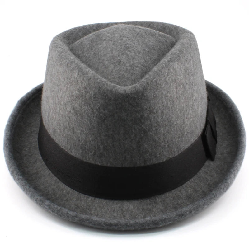 chapeau porkpie feutre vintage