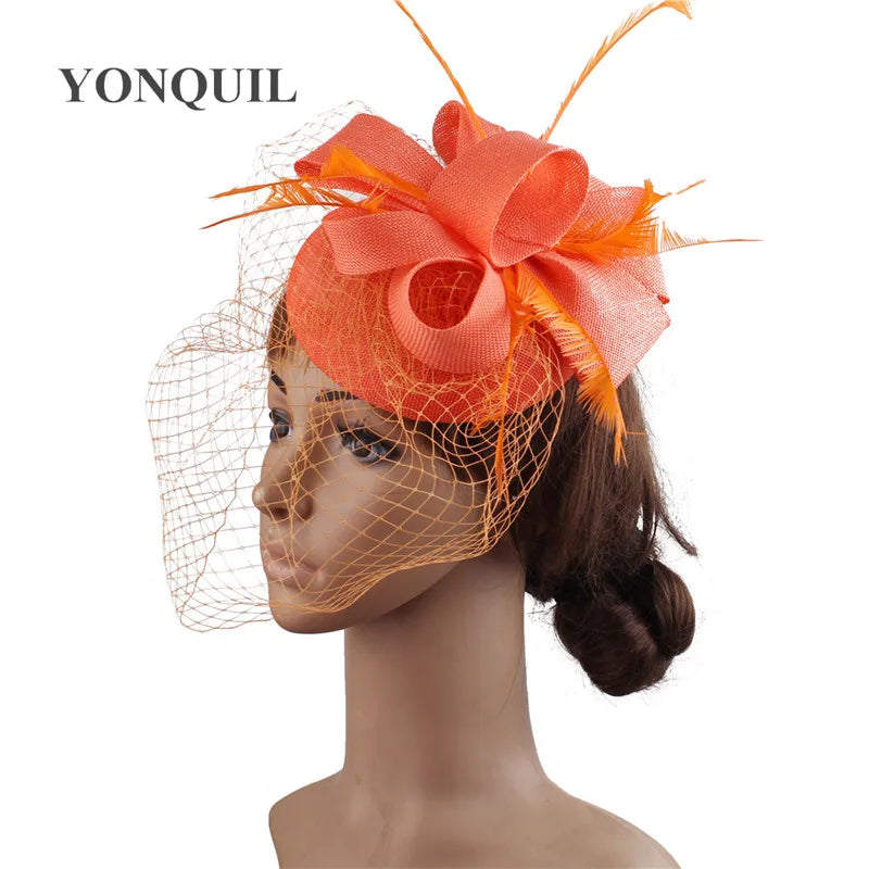 chapeau bibi avec voilette vintage