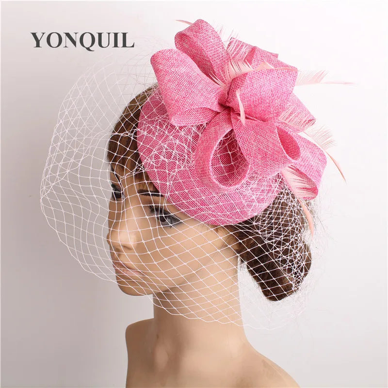 chapeau bibi avec voilette vintage