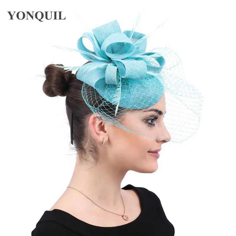 chapeau bibi avec voilette vintage