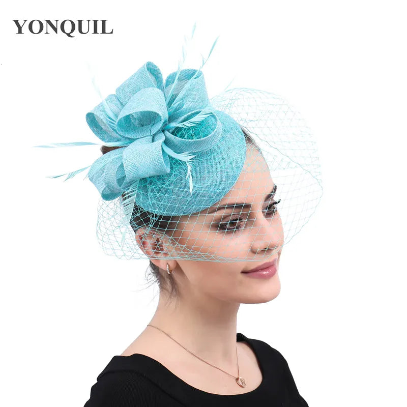 chapeau bibi avec voilette vintage