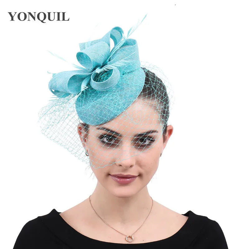 chapeau bibi avec voilette vintage
