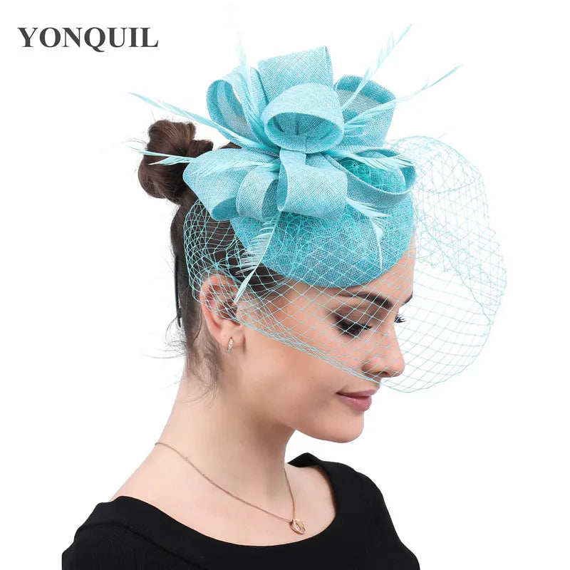 chapeau bibi avec voilette vintage