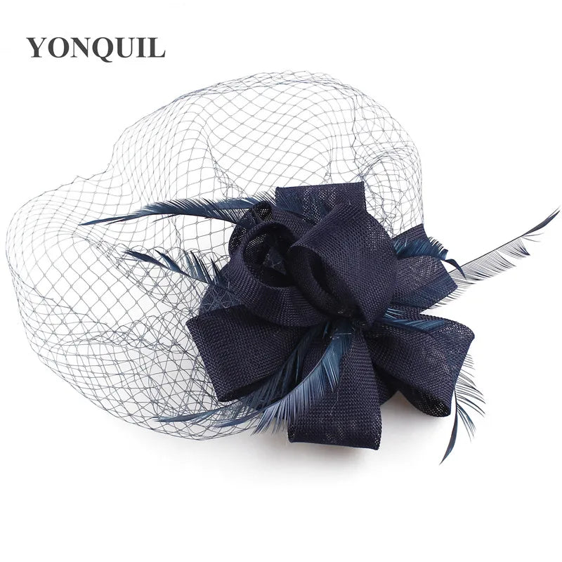 chapeau bibi avec voilette vintage