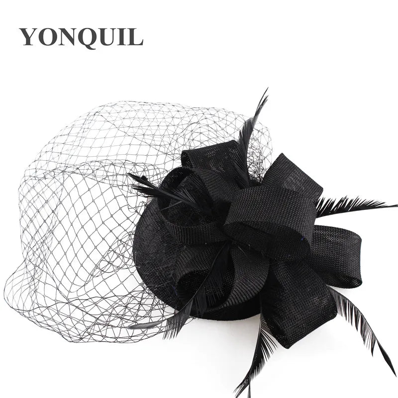 chapeau bibi avec voilette vintage