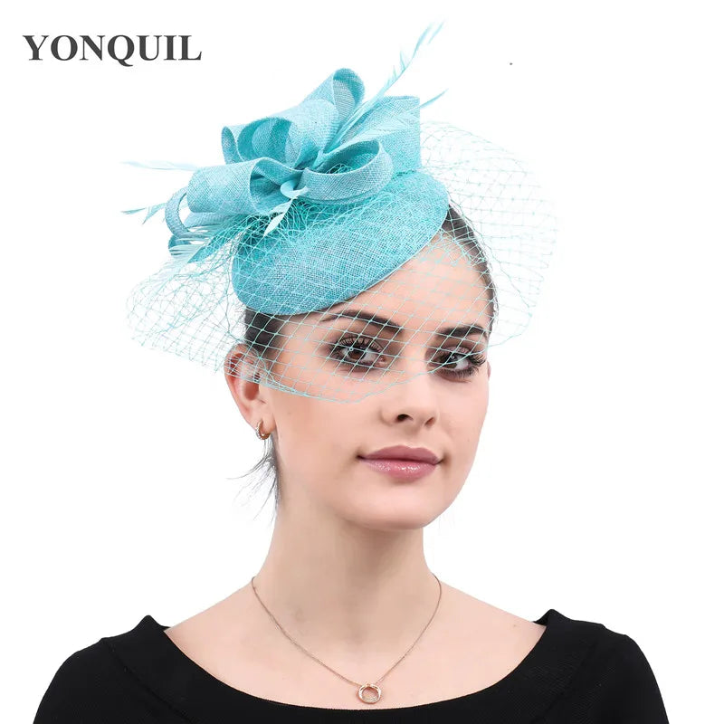 chapeau bibi avec voilette vintage