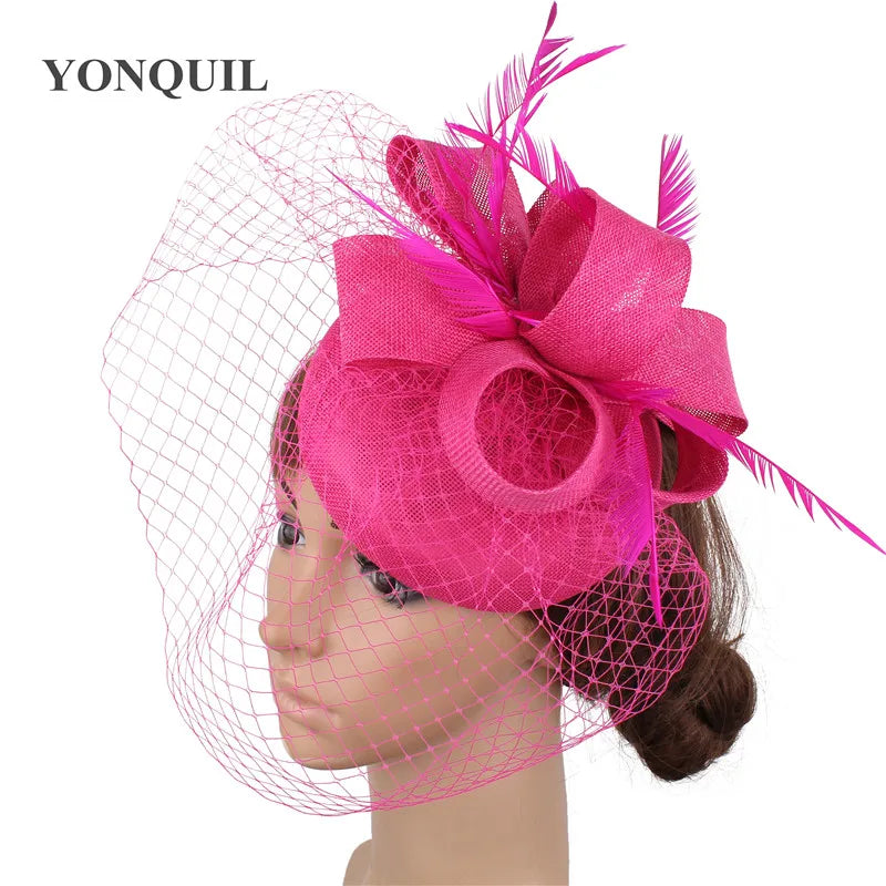 chapeau bibi avec voilette vintage