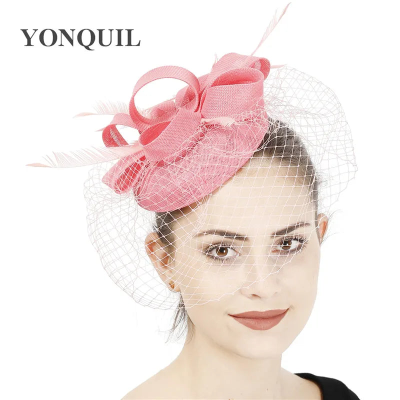 chapeau bibi avec voilette vintage