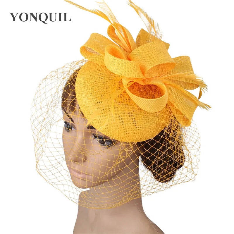 chapeau bibi avec voilette vintage