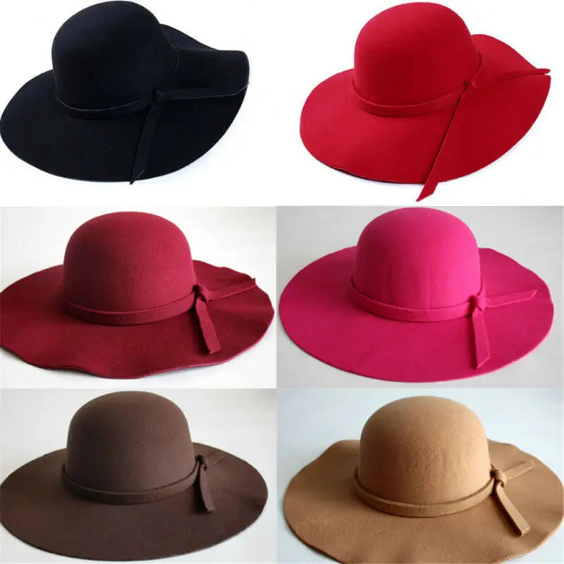 chapeau femme vintage rouge