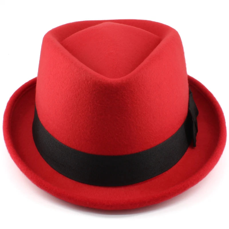 chapeau porkpie feutre vintage