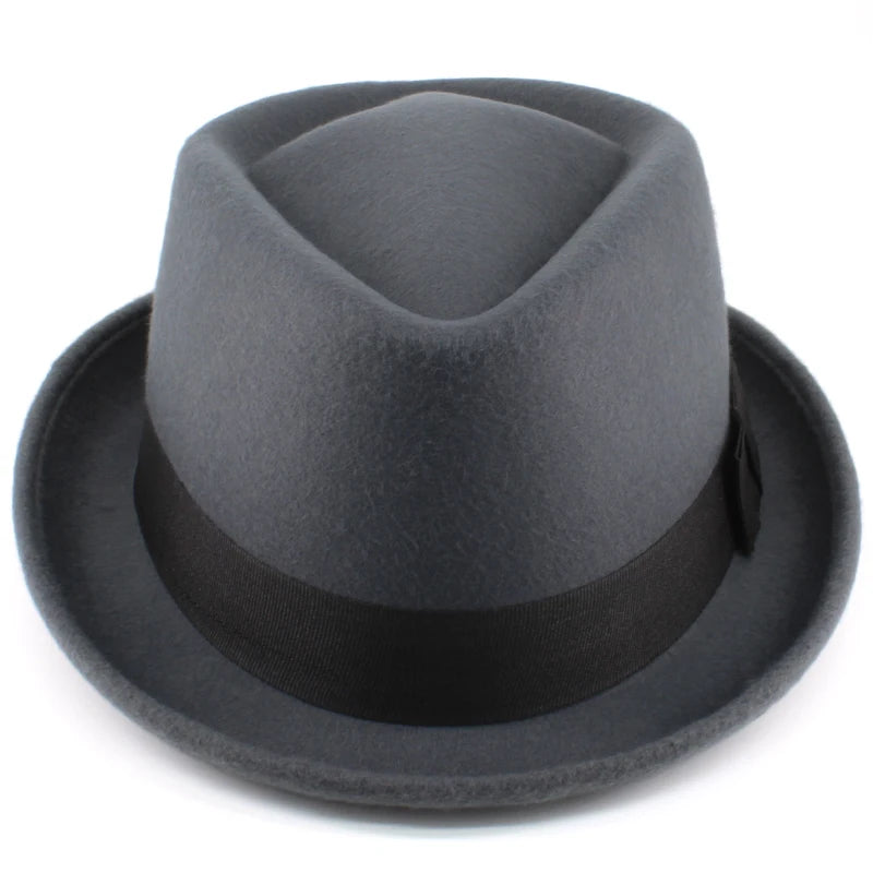 chapeau porkpie feutre vintage