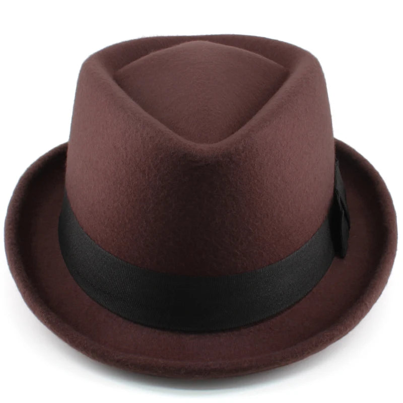 chapeau porkpie feutre vintage