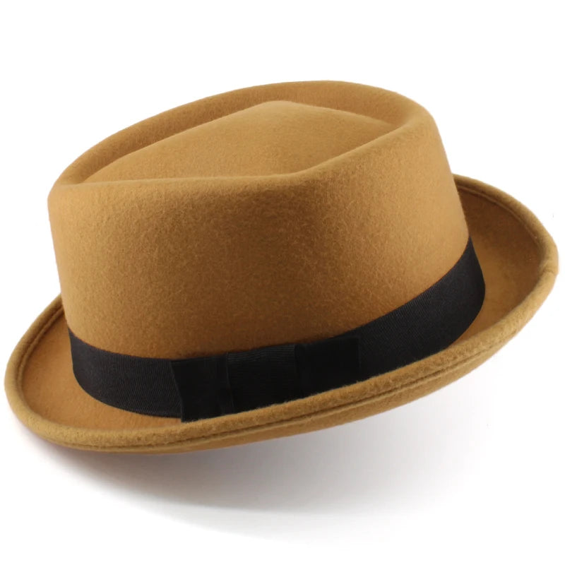 chapeau porkpie feutre vintage