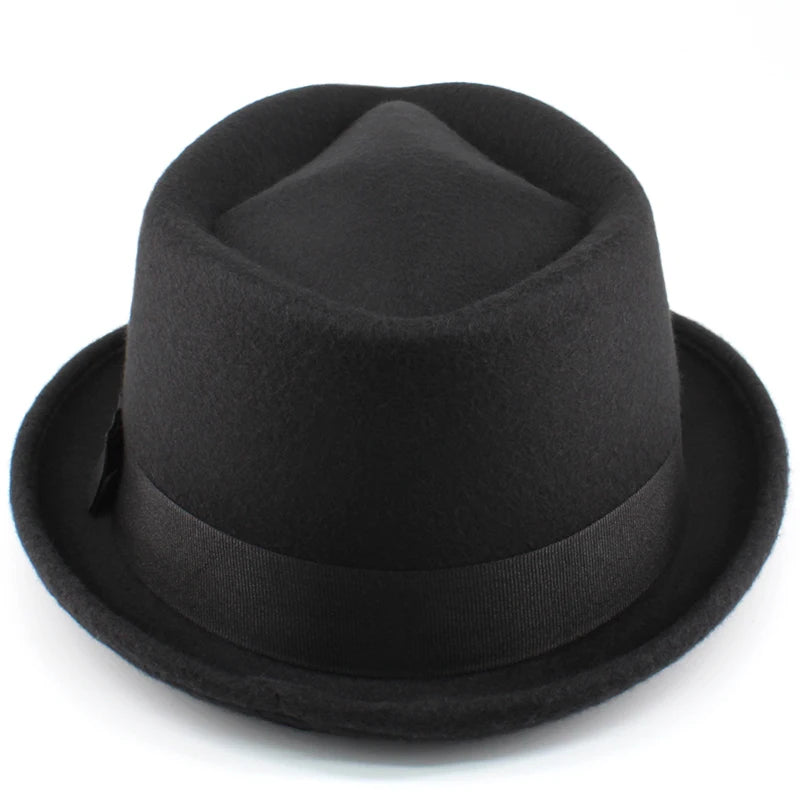 chapeau porkpie feutre vintage