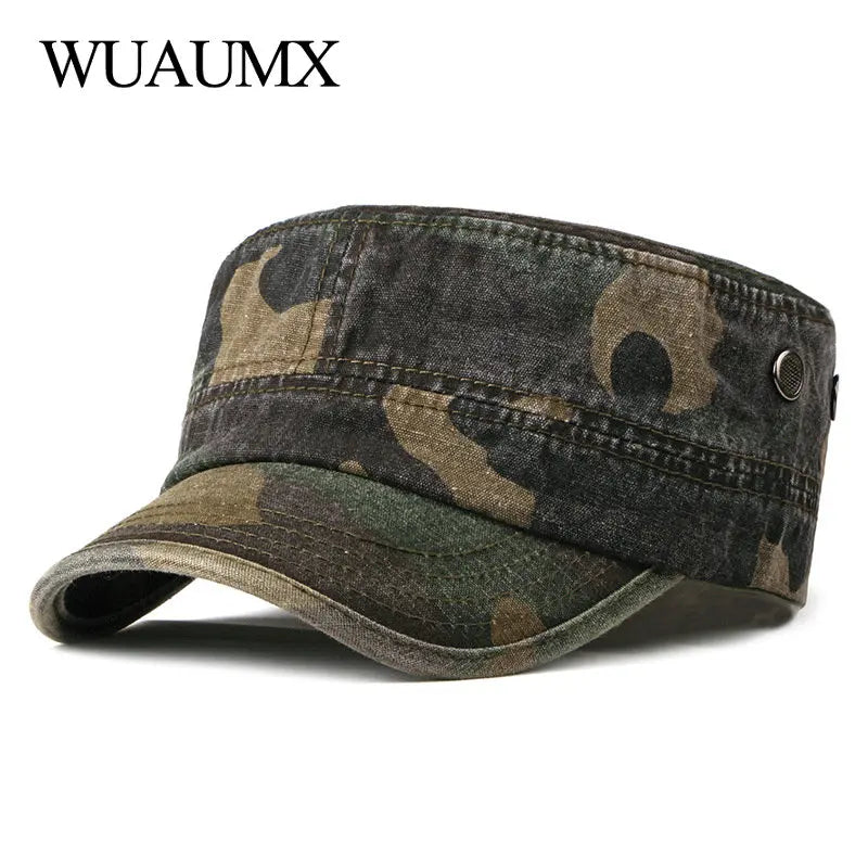 chapeau camouflage vintage