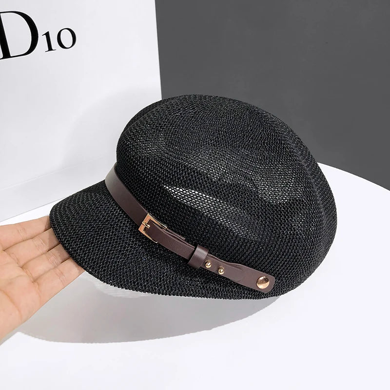 chapeau casquette octogonale