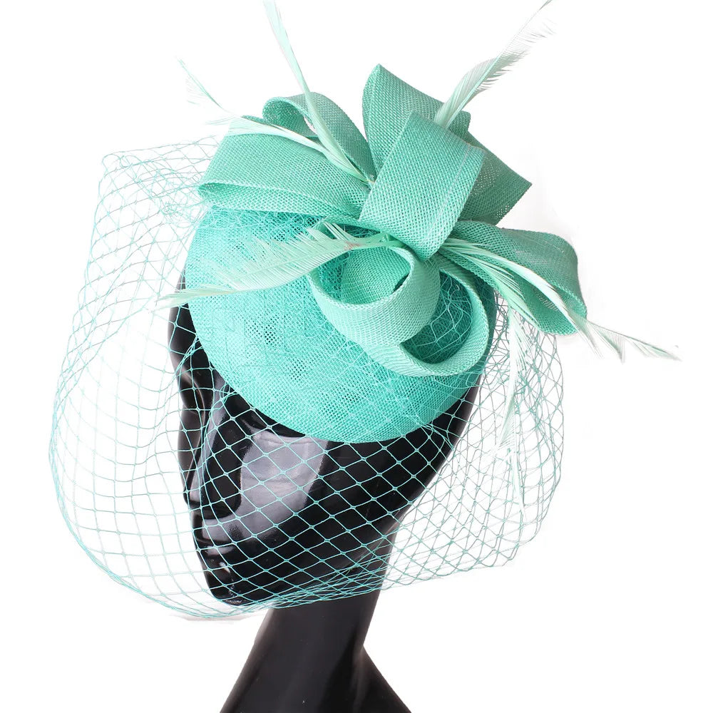 chapeau bibi avec voilette vintage