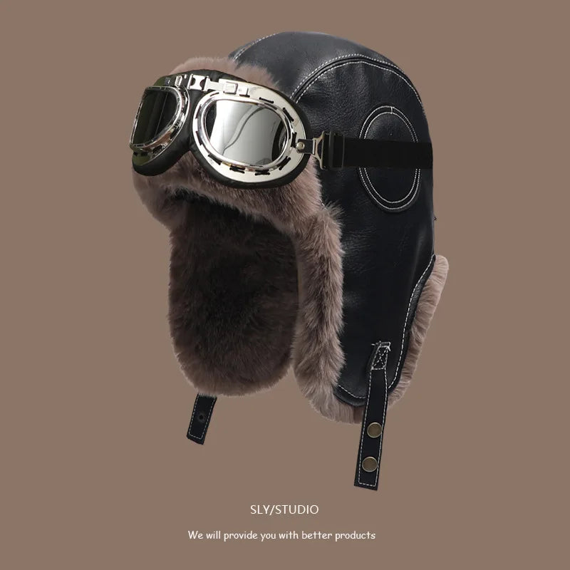 chapeau aviateur vintage