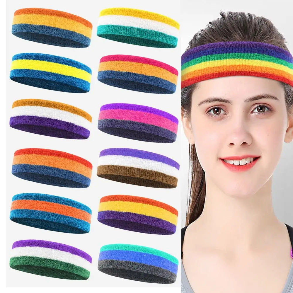 bandeau année 80 multicolore