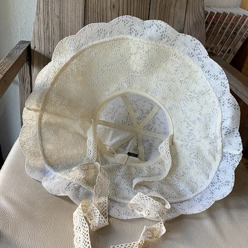 chapeau dentelle vintage
