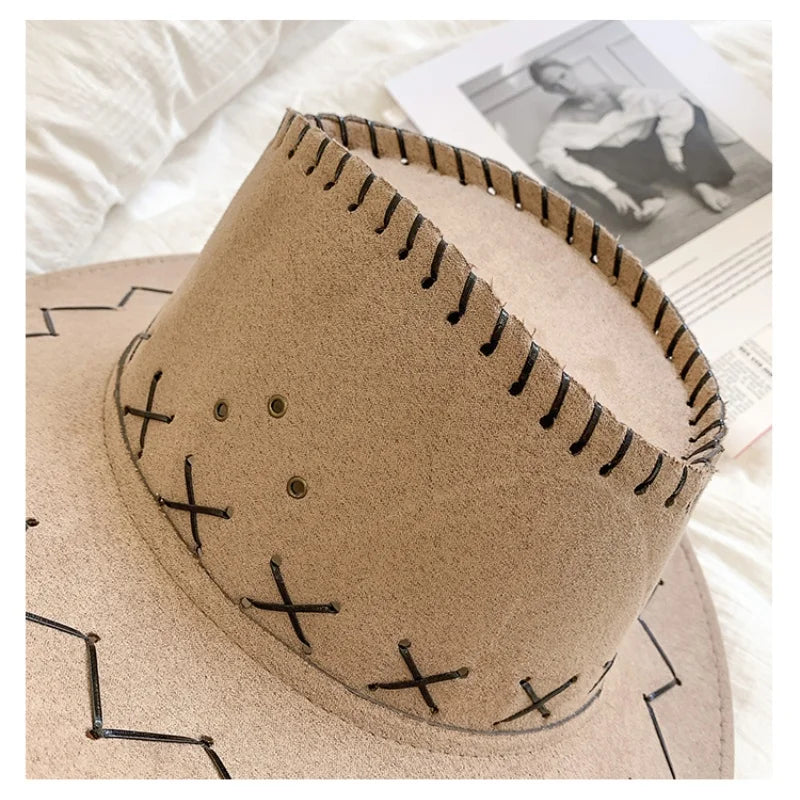 chapeau meo vintage daim