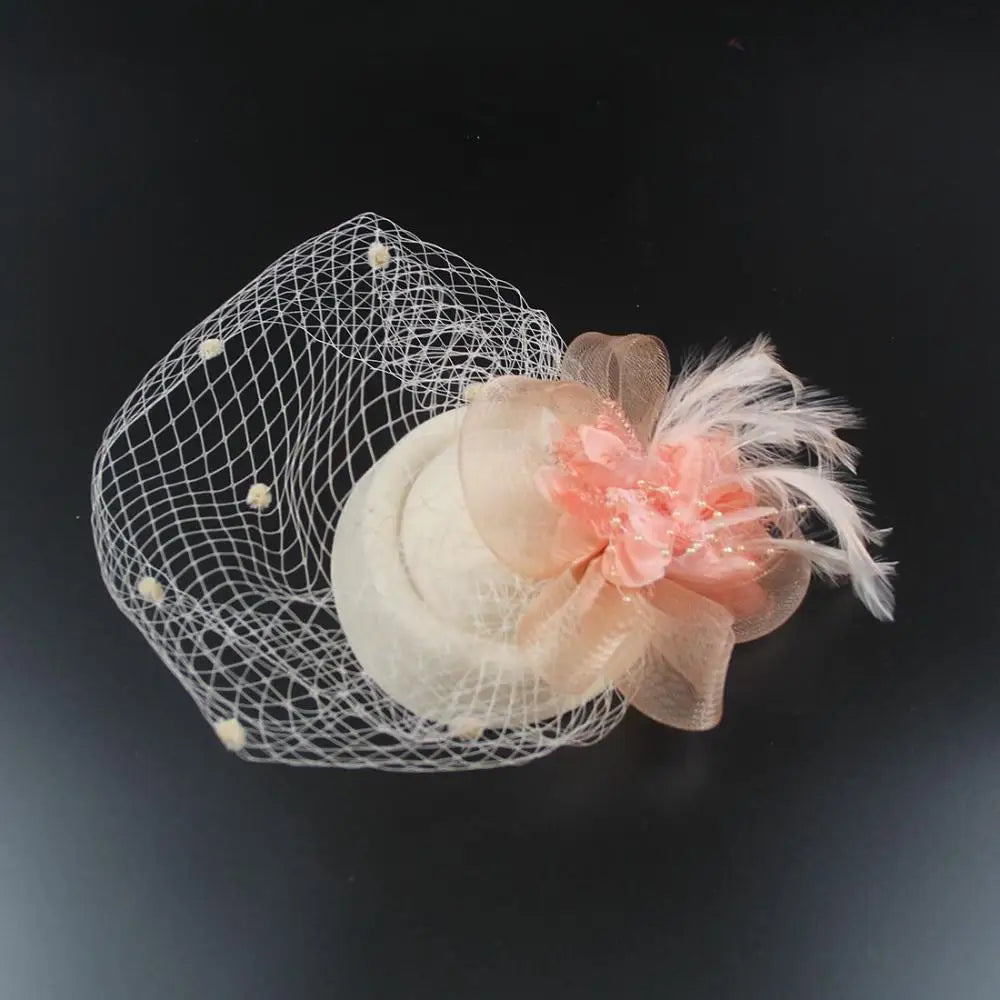 chapeau pin up vintage bleu marine