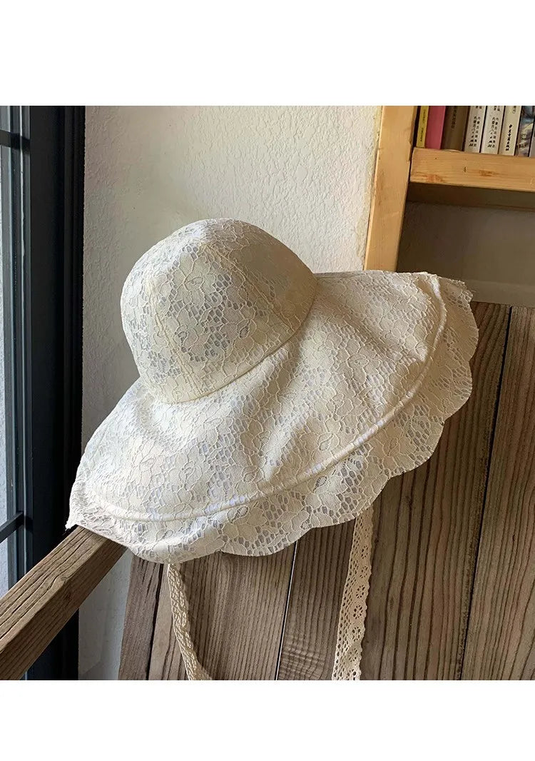 chapeau dentelle vintage