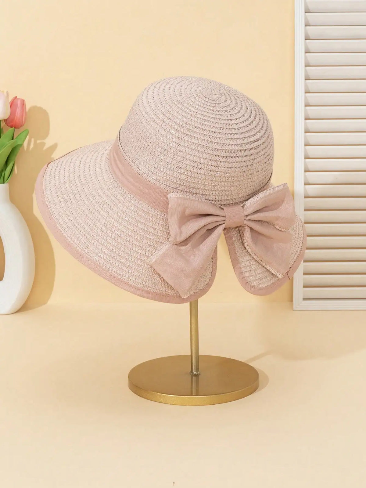 chapeau vintage ecru femme
