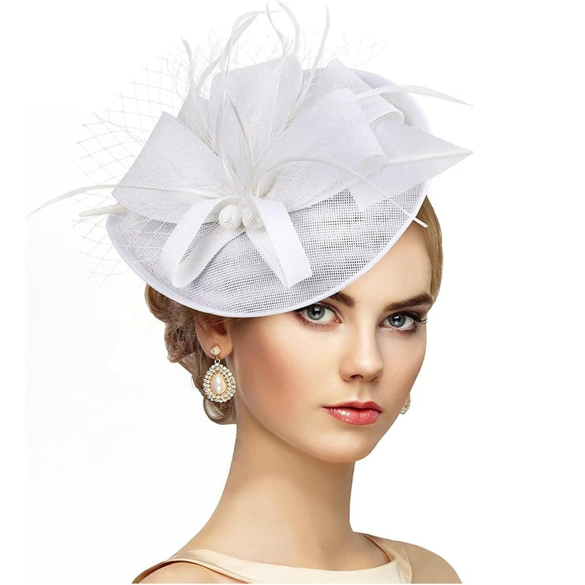 chapeau bib autrichien vintage femme vert