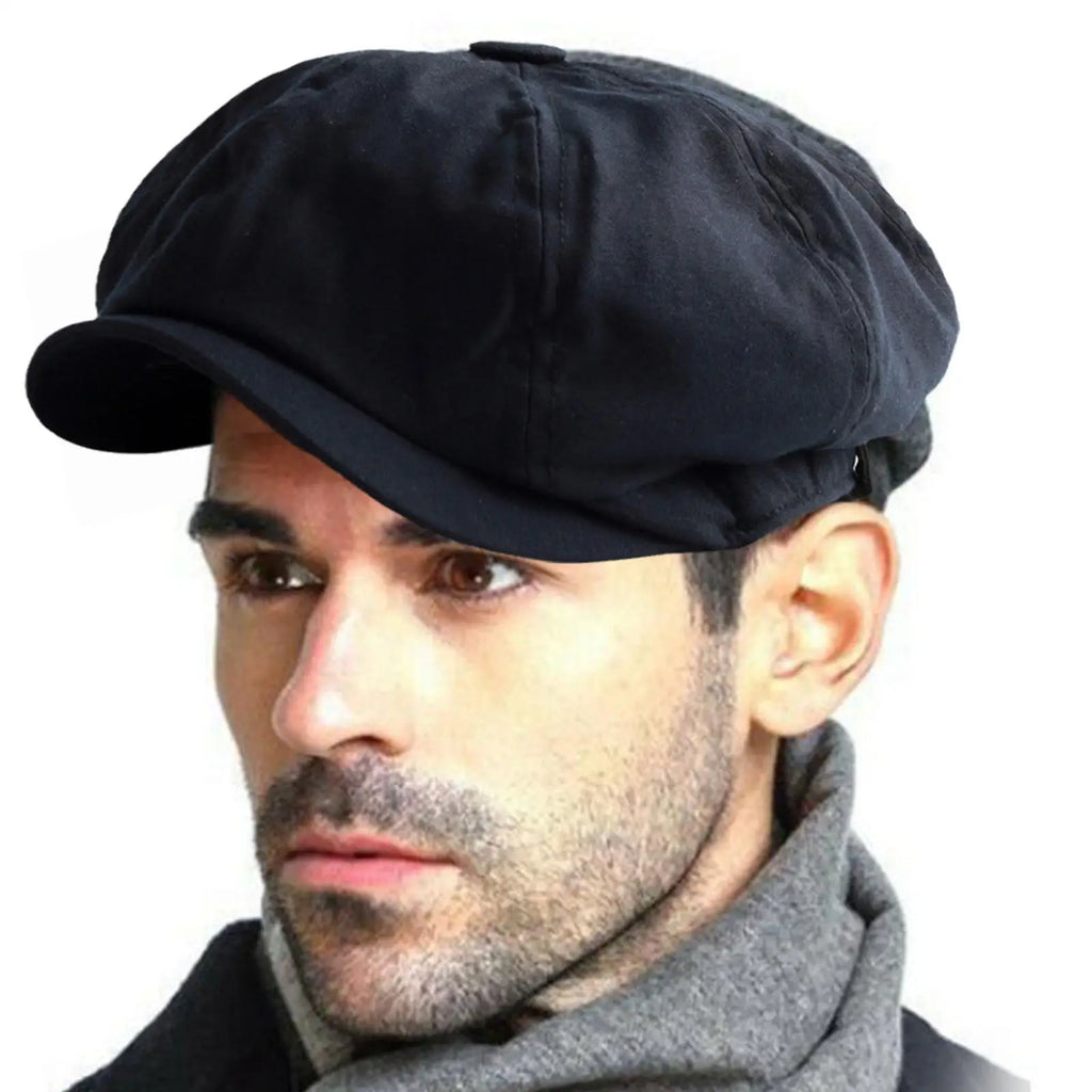 chapeau gavroche en coton vintage