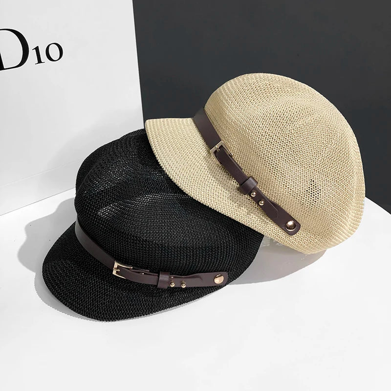 chapeau casquette octogonale