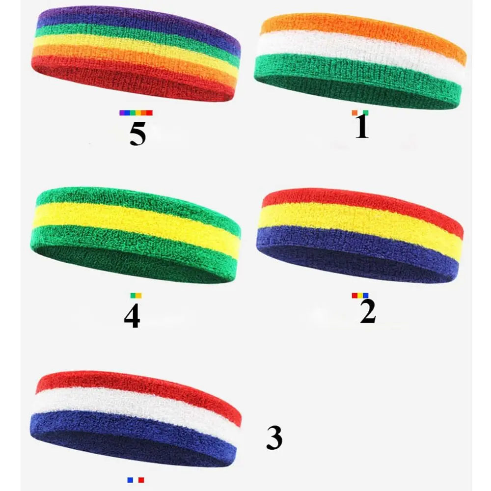 bandeau année 80 multicolore