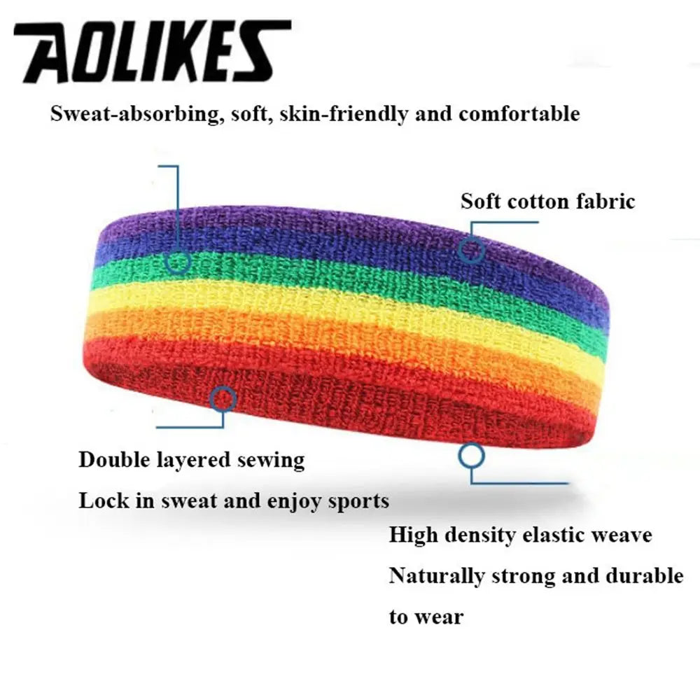bandeau année 80 multicolore