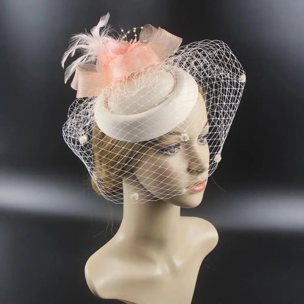 chapeau pin up vintage bleu marine