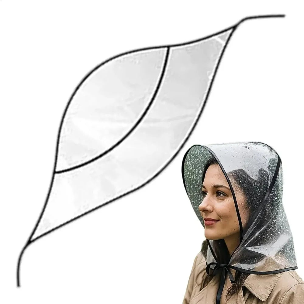chapeau de pluie plastique vintage