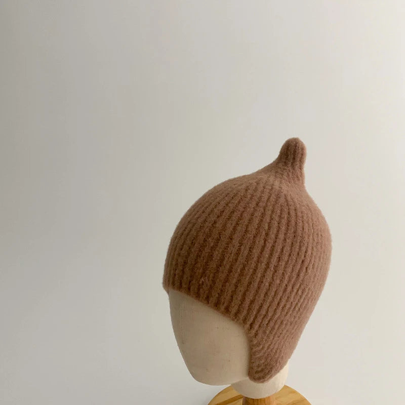chapeau bébé vintage tricot
