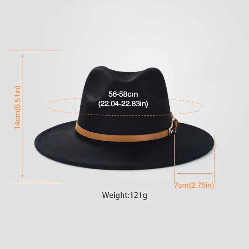 chapeau en laine vintage