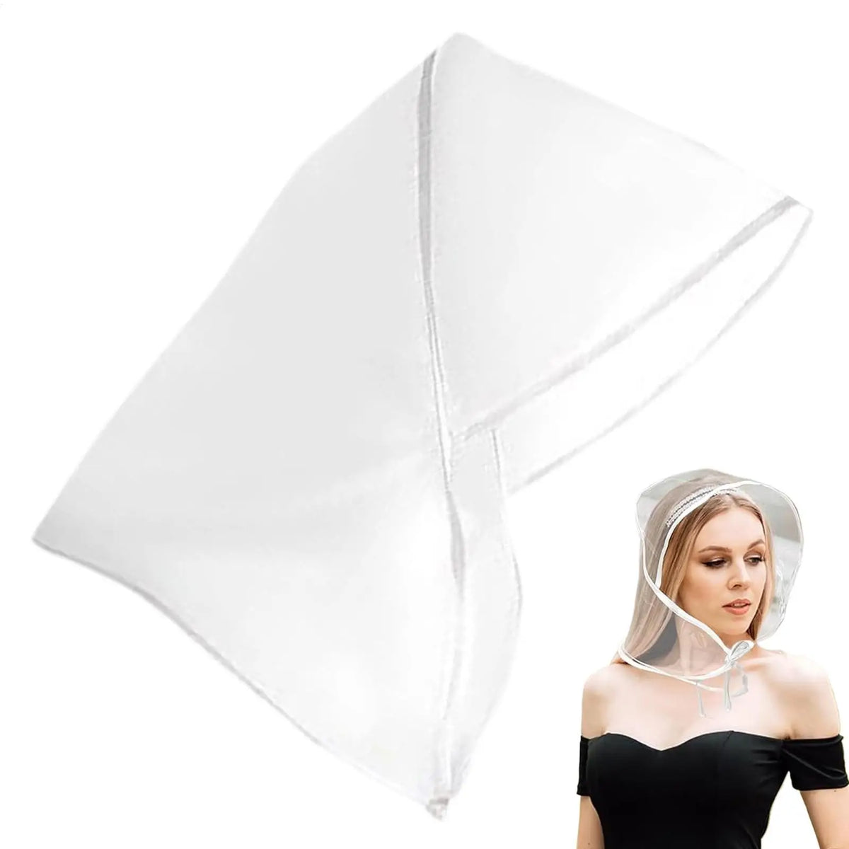 chapeau de pluie plastique vintage