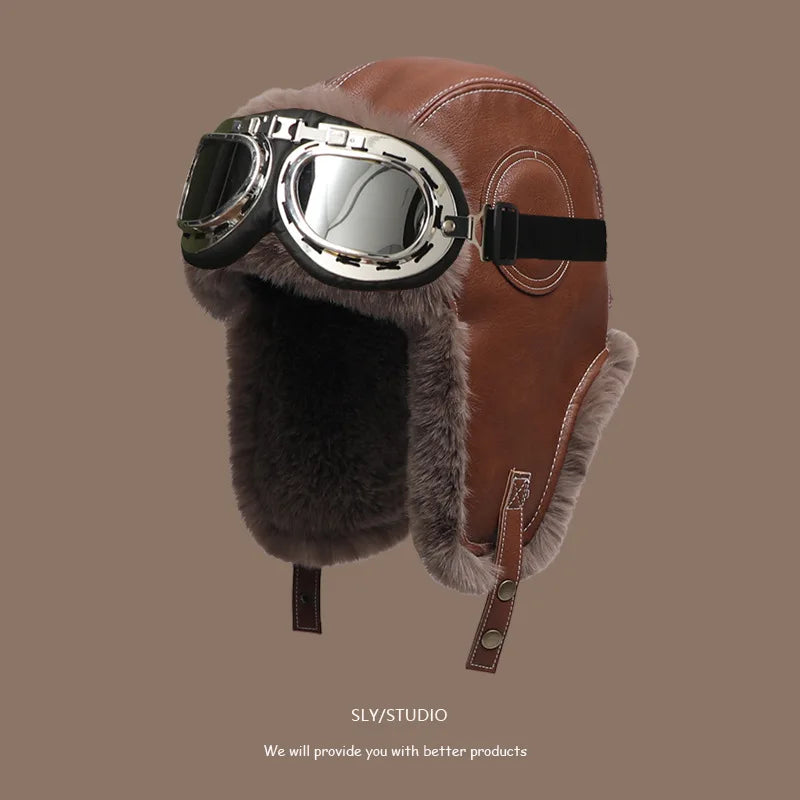 chapeau aviateur vintage