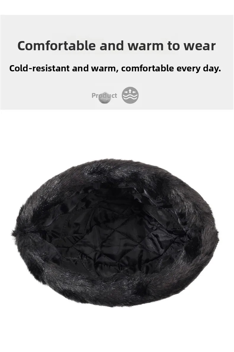 chapeau vintage astrakan