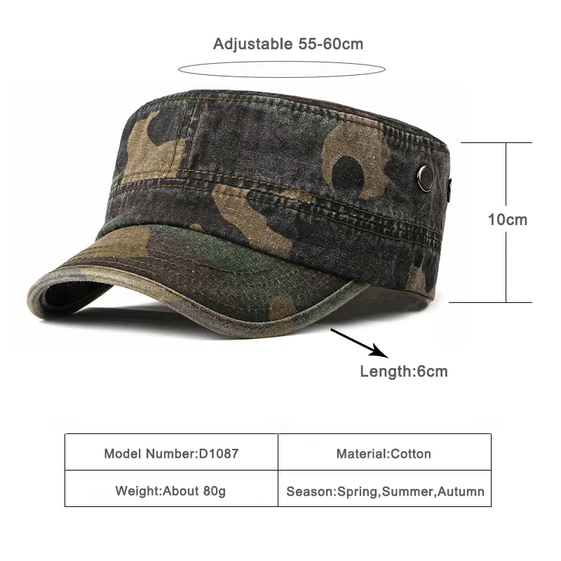 chapeau camouflage vintage